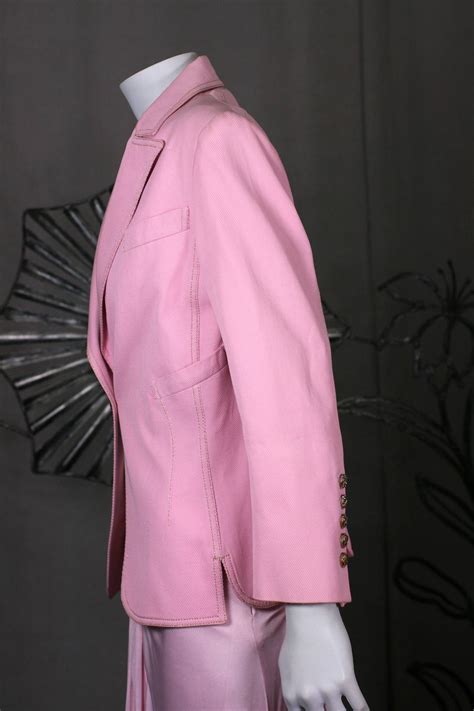 versace pink suit.